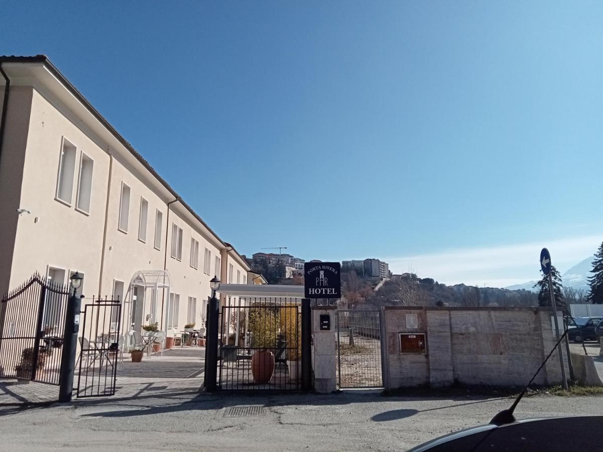 Hotel Porta Rivera LʼAquila Buitenkant foto